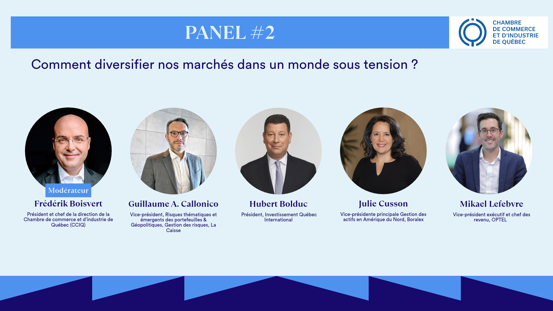 Panel du Sommet économique 2026
